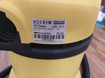 KÄRCHER WD3 Battery Aku vysavač - 2