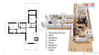 Prodej pozemku k bydlení vč. projektu , 2 728 m², Heřmanice - 2
