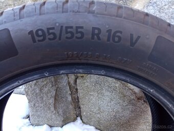 Continental EcoContact 6 195/55 R16 V – téměř nové, 500km - 2