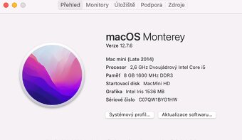 Mac Mini 2,6 GHz Intel i5, Late 2014 / RAM 8 GB / SSD 500 GB - 2