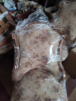 Starožitné křesla 4kusy za 6600,-kč - 2