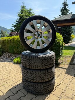 Originál 17″ ALU kola Škoda + zimní pneu 225/45/17 - 2
