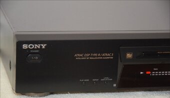 Minidisc deck SONY MDS-JE470, manuál,10x MD, přip.PC kláves. - 2