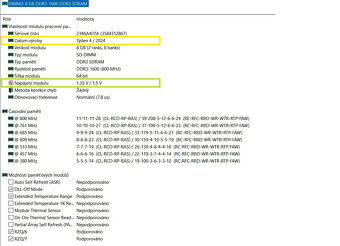 8GB DDR3L 1600 SODIMM NOVÉ X-STAR v orig. obalu 8 GB - 2
