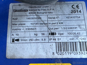 Kompresor Michelin 100l - 10 BAR - VADA - 2