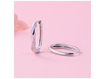 Stříbrné náušnice - 2