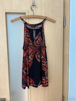 Dámské tm. modré tílko, vel. 36/38, sleva. - 2