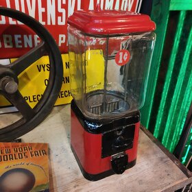 Americký automat na žvýkačky z 50.let - 2