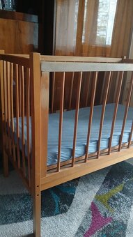 Postýlka+matrace a peřinky - 2