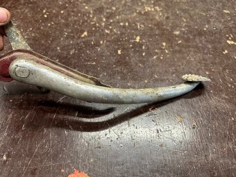 Predám orig. brzdová páka s držiakom JAWA 250/353 kývačka - 2