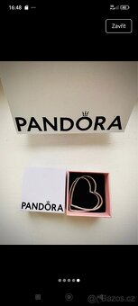 Pandora náušnice srdce - 2