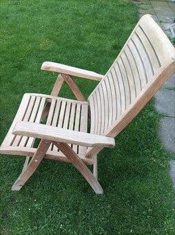 Zahradní křesla teak - 2