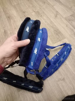 Prodám ohlávku s beránkem, vel.full, modrá - 2