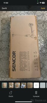 Elektrická koloběžka Sencor Scooter Two S60 – nová, v krabic - 2