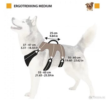 Ferplast postroj pro psy Ergotrekking M - 2