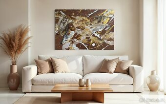 HONEY GOLD obraz - 100 cm x 70 cm - 2