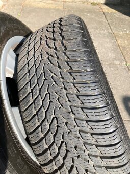 Alu kola 5x120, zimní pneu Nokian 195/55 R16 - 2