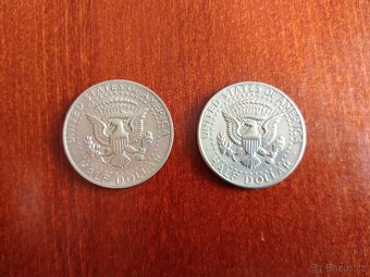 americký dolar 1971, půl tolar 1972 a 1974 - 2