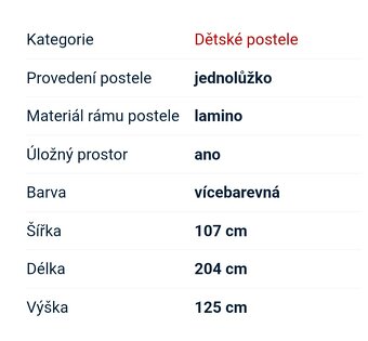Patrová studentská postel - 2