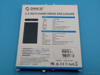 2.5" SSD HDD Sata case box externí Orico USB 3.0 - 2