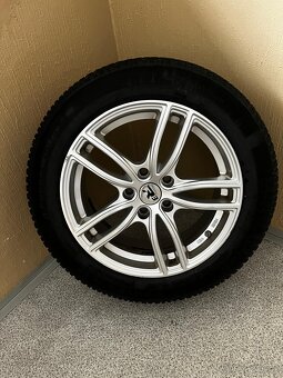 Alu Kola + zimní pneu 225/55 R17 - 2
