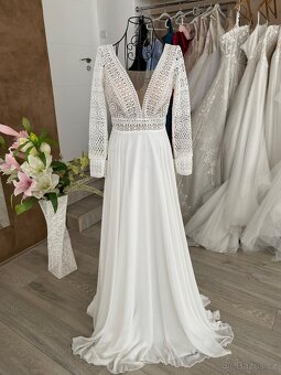 Svatební šaty vel.34-38. Výprodej - 2