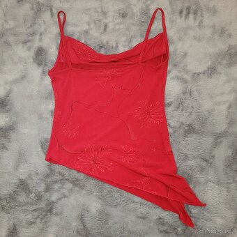 Dámský/dívčí červený top - 2