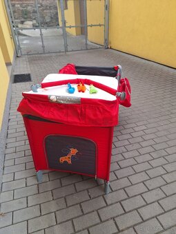 Cestovní postýlka a ohrádka zn.Baby Desing - 2