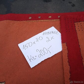 2kusy Koberce rozměr 150x80cm - 2