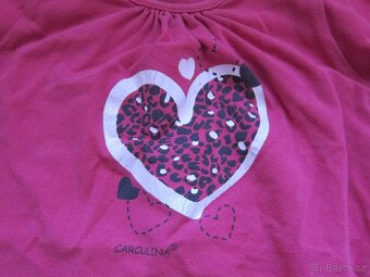 Set dívčí trička s dlouhým rukávem vel. 122 - 2