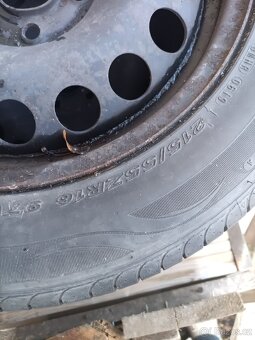 Letní pneu, plechové disky - 2