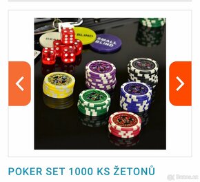 Poker set 1000ks žetony ultimate - 2