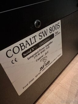 Subwoofer Focal JM lab Cobalt 826S - domácí kino - 2