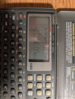 Prodám digitální diář Casio SF-4600. - 2