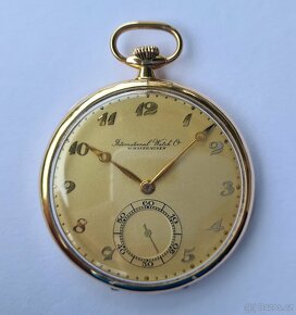 Zlaté kapesní hodinky IWC Schaffhausen 14K
- 2