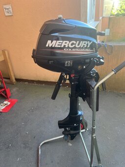 Zanovni motor Mercury 3.5hp 4t, kratka noha 40mth - 2