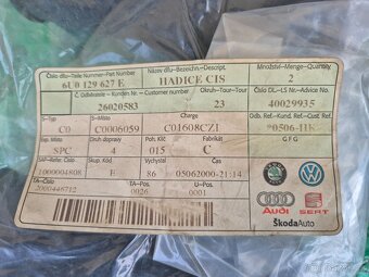 hadice vzduchového filtru Škoda Favorit, Felicia 1.3 6U01296 - 2