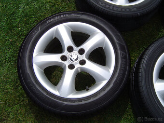 4XLETNÍ HLINÍKOVÁ KOLA ŠKODA FABIA III,IV ,RAPID 195/55 R15 - 2