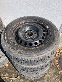 Plechový disk Š Octavia III 15" + zimní pneu 195/65 R15 - 2