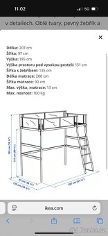 Patrová postel - 2