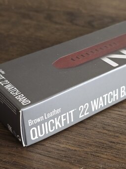 Garmin kožený quick fit řemínek 22mm - 2