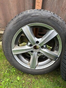 Audi Alu kola 16, 5x112 ET35, včetně zimních pneu - 2