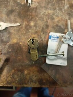 Zámková vložka FAB 30/35 s knoflíkem - 4 klíče - 2