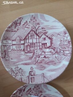 Anglický porcelán č.2 malé talířky - 2