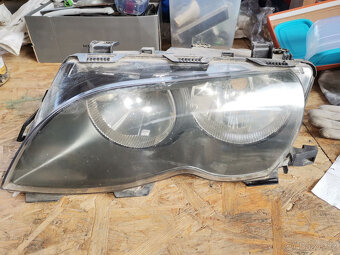 BMW E46,  přední světla, - 2