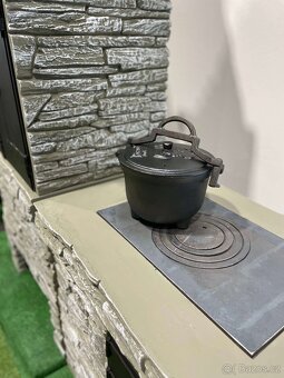 Betonová udírna s grilem - 2