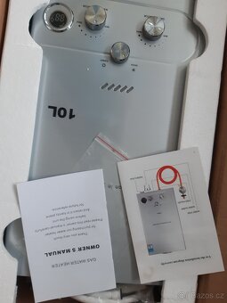 Plynový ohřívač vody. - 2