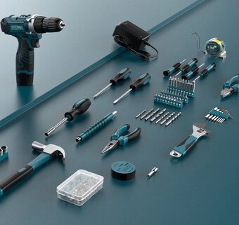 Sada nářadí s aku šroubovákem Sundpey - 2