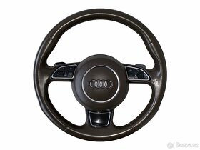 Multifunkční volant hnědá kůže Audi A6 C7 4G r.v. 2014 - 2