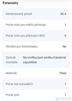 Elekroměrový rozvaděč - 2